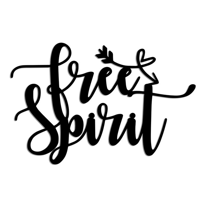 Wallity Free Spirit Escultura de pared negra Wallity Free Spirit Escultura de pared negra